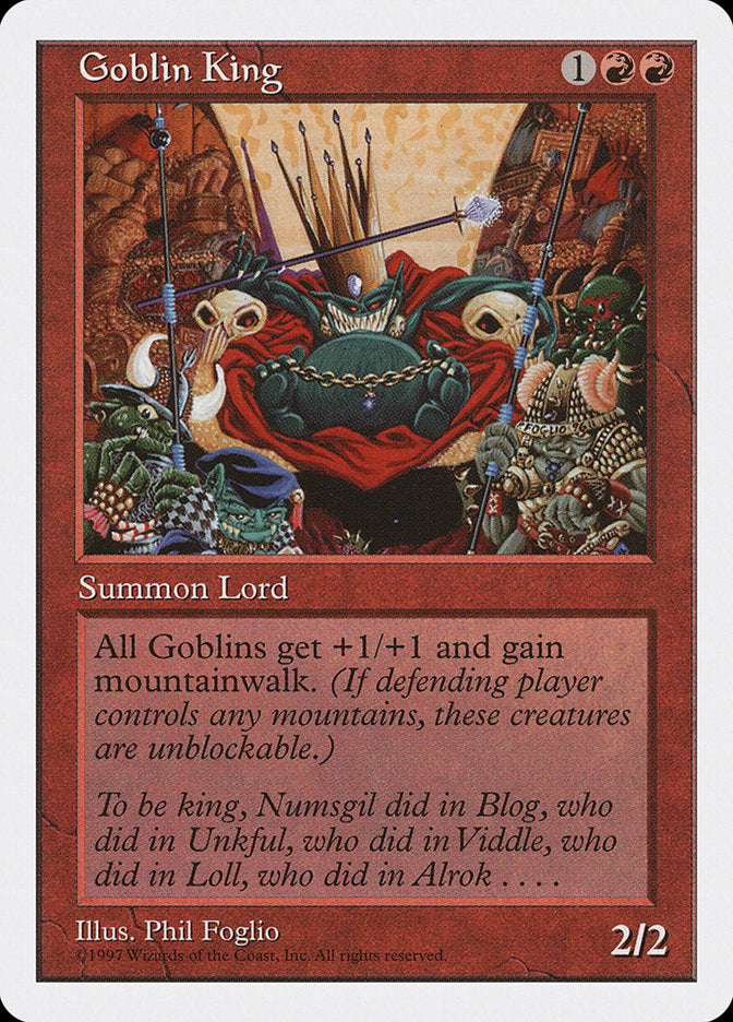 Magic | Goblin King [Fifth Edition] | The Nerd Merchant