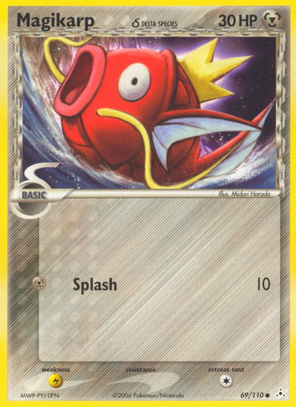 Pokemon | Magikarp (69/110) (Delta Species) [EX: Holon Phantoms] | The Nerd Merchant