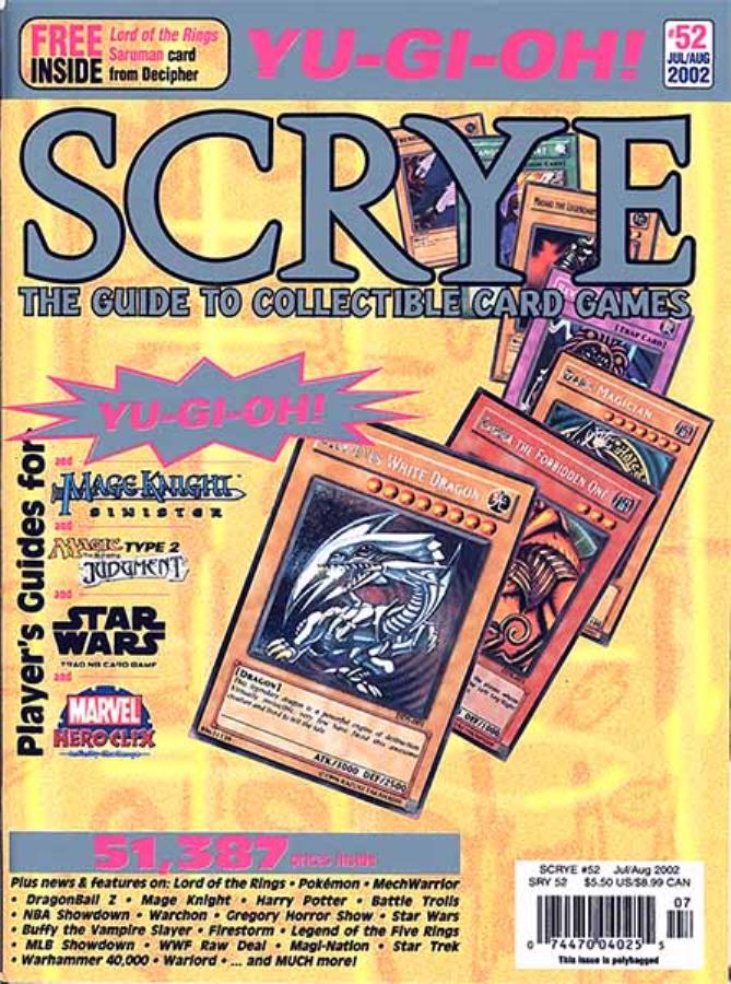 Gaming Magazine | Scrye #52 [Jul/Aug 2002] (Yu-Gi-Oh!) | The Nerd Merchant
