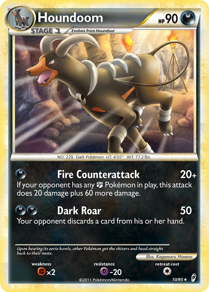 Pokemon | Houndoom (10/95) [HeartGold & SoulSilver: Call of Legends] | The Nerd Merchant