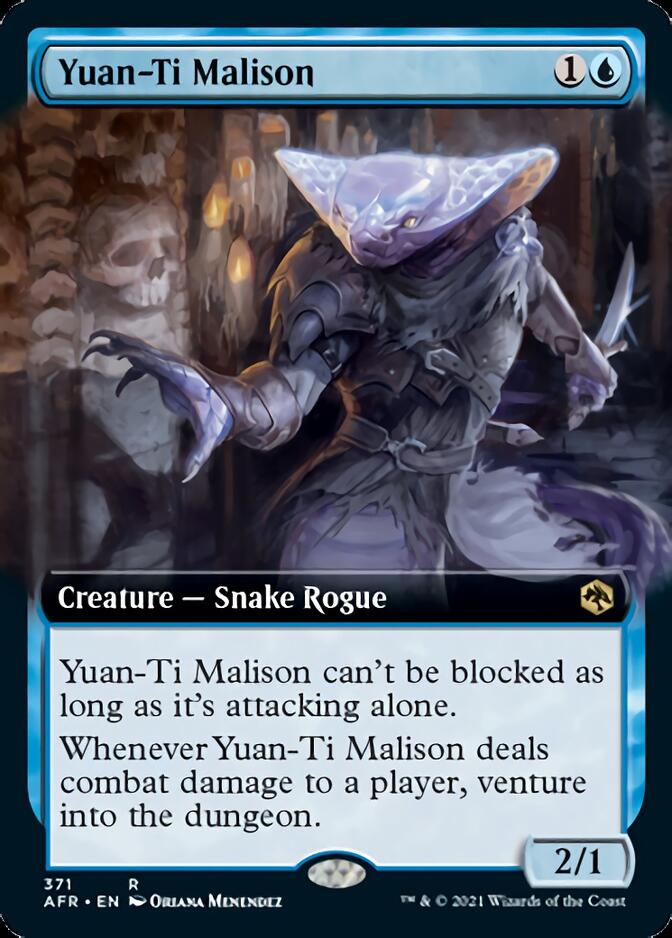 Magic | Yuan-Ti Malison (Extended Art) [Dungeons & Dragons: Adventures in the Forgotten Realms] | The Nerd Merchant