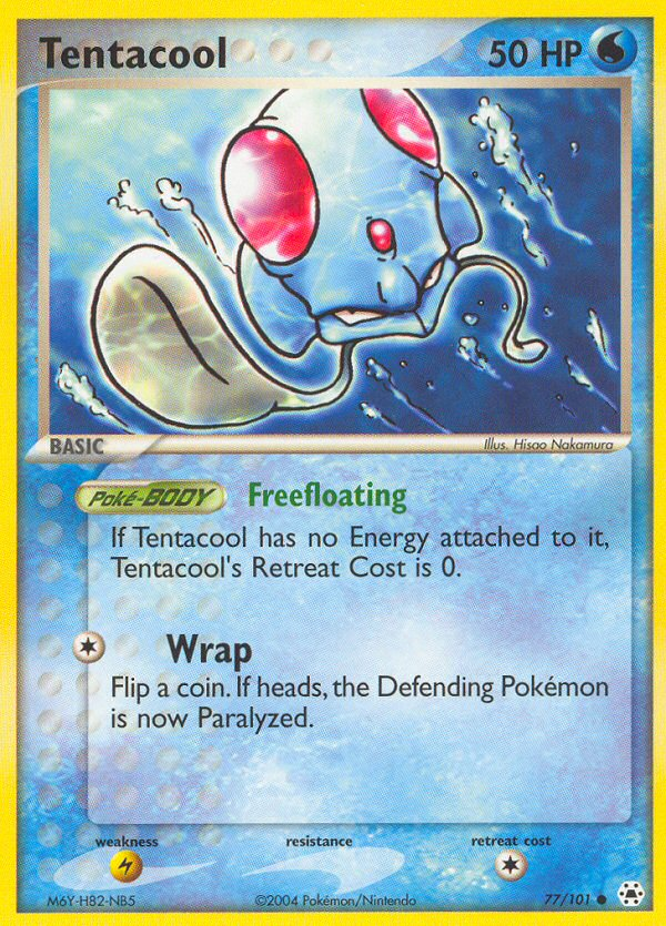 Pokemon | Tentacool (77/101) [EX: Hidden Legends] | The Nerd Merchant