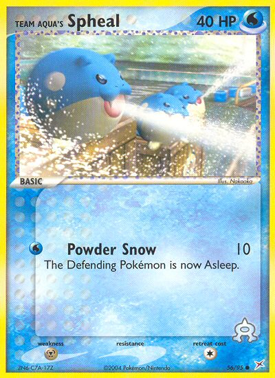 Pokemon | Team Aqua's Spheal (56/95) [EX: Team Magma vs Team Aqua] | The Nerd Merchant