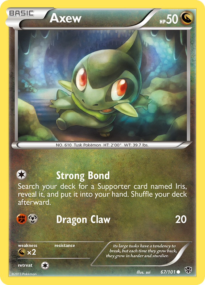 Pokemon | Axew (67/101) [Black & White: Plasma Blast] | The Nerd Merchant