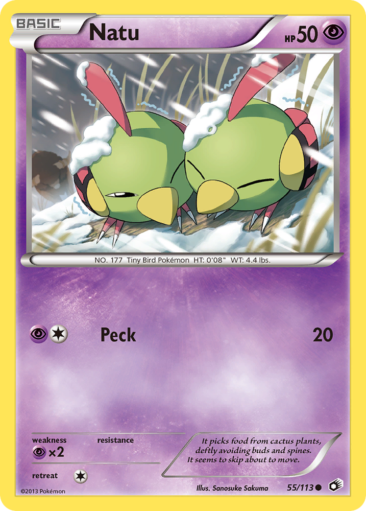 Pokemon | Natu (55/113) [Black & White: Legendary Treasures] | The Nerd Merchant