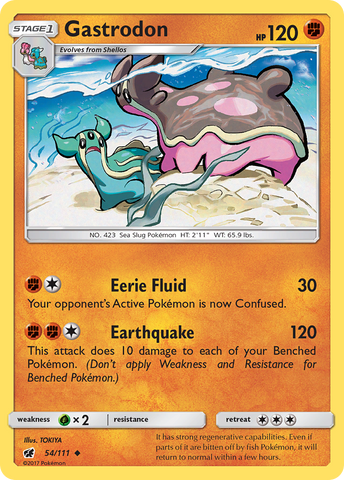 Pokemon | Gastrodon (54/111) [Sun & Moon: Crimson Invasion] | The Nerd Merchant
