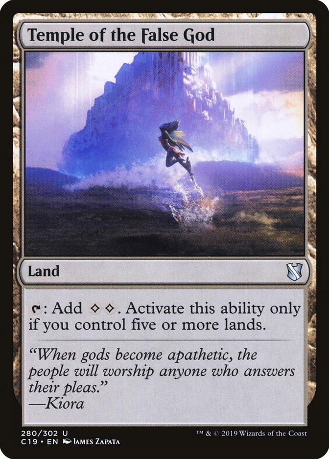 Magic | Temple of the False God [Commander 2019] | The Nerd Merchant