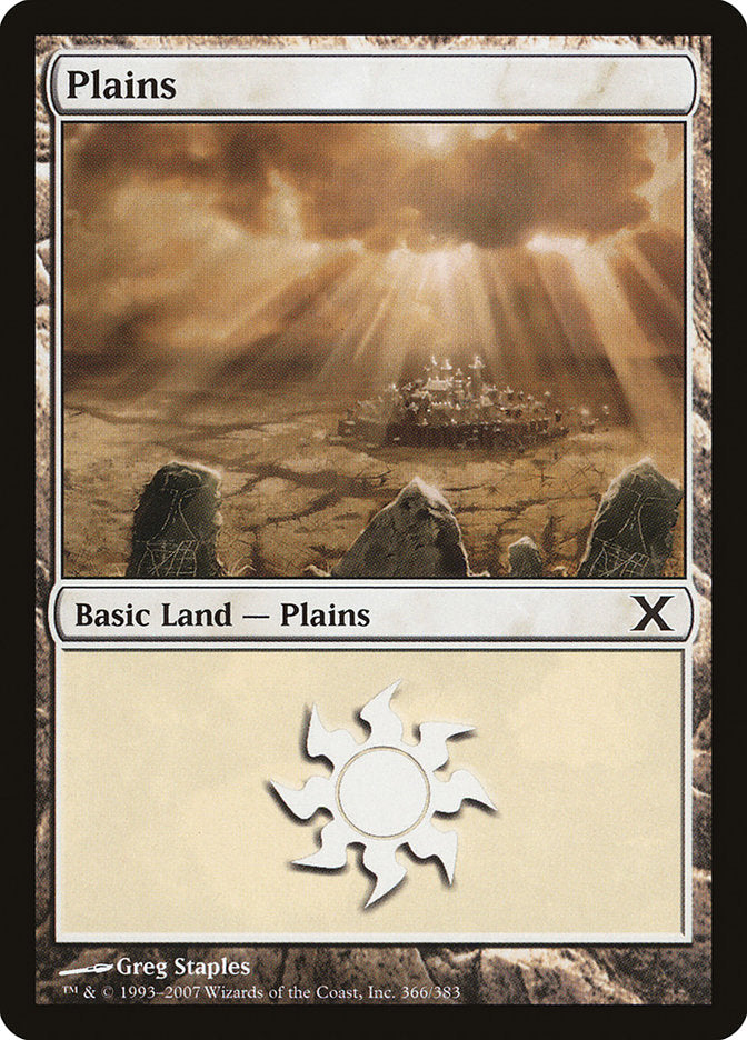 Magic | Plains (366) [Tenth Edition] | The Nerd Merchant