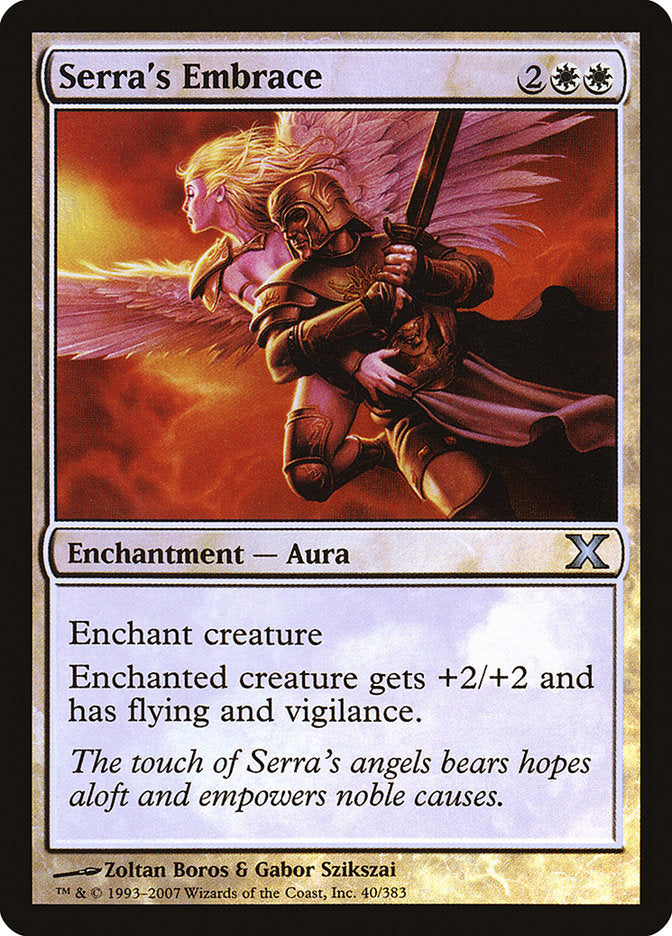 Magic | Serra's Embrace (Premium Foil) [Tenth Edition] | The Nerd Merchant