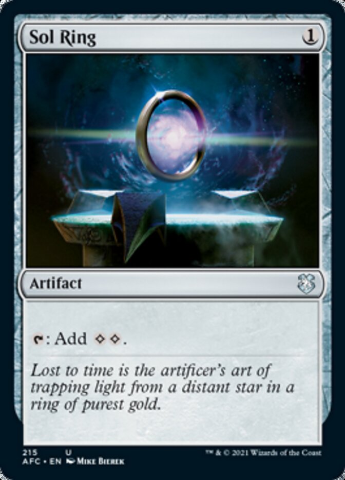 Magic | Sol Ring [Dungeons & Dragons: Adventures in the Forgotten Realms Commander] | The Nerd Merchant