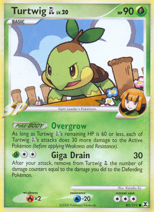 Pokemon | Turtwig GL (85/111) [Platinum: Rising Rivals] | The Nerd Merchant
