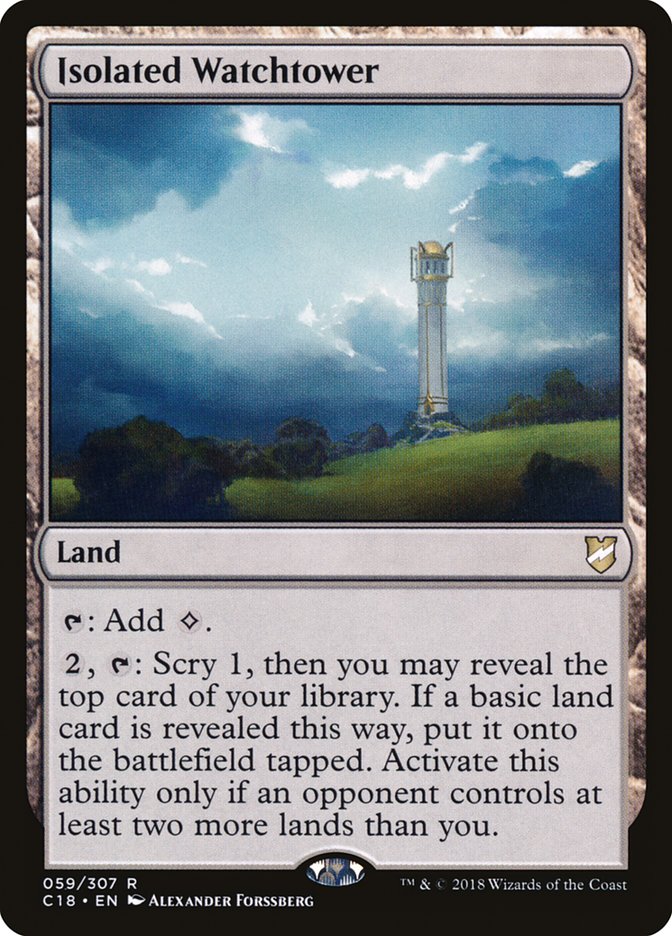 Magic | Isolated Watchtower [Commander 2018] | The Nerd Merchant