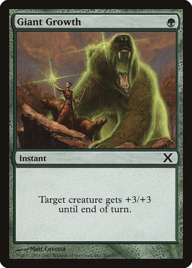 Magic | Giant Growth [Tenth Edition] | The Nerd Merchant