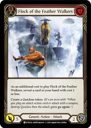 Flesh and Blood TCG | Flock of the Feather Walkers (Red) [U-WTR182] (Welcome to Rathe Unlimited)  Unlimited Rainbow Foil | The Nerd Merchant