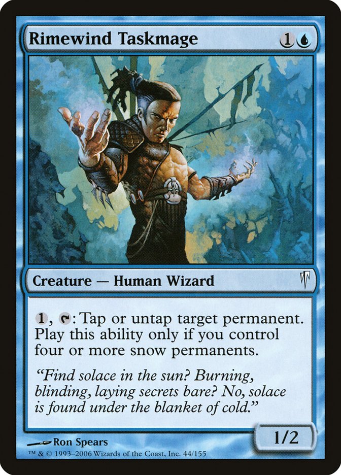 Magic | Rimewind Taskmage [Coldsnap] | The Nerd Merchant