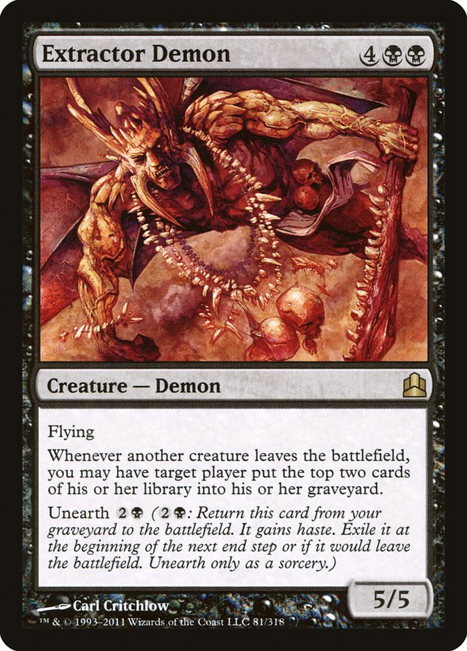 Magic | Extractor Demon [Commander 2011] | The Nerd Merchant