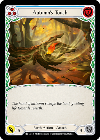 Flesh and Blood TCG | Autumn's Touch (Blue) [ELE130] (Tales of Aria)  1st Edition Rainbow Foil | The Nerd Merchant