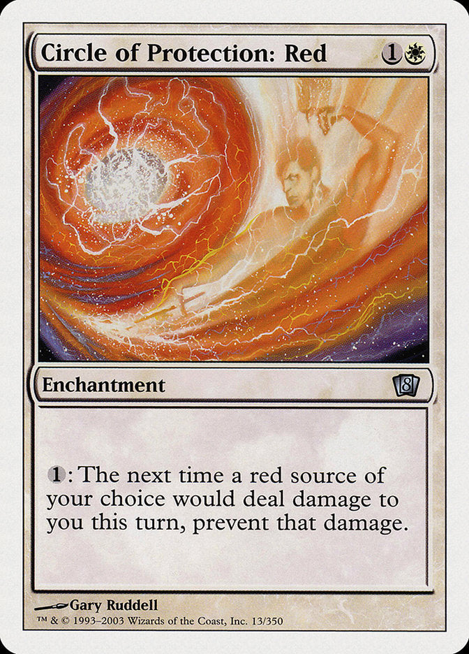 Magic | Circle of Protection: Red [Eighth Edition] | The Nerd Merchant