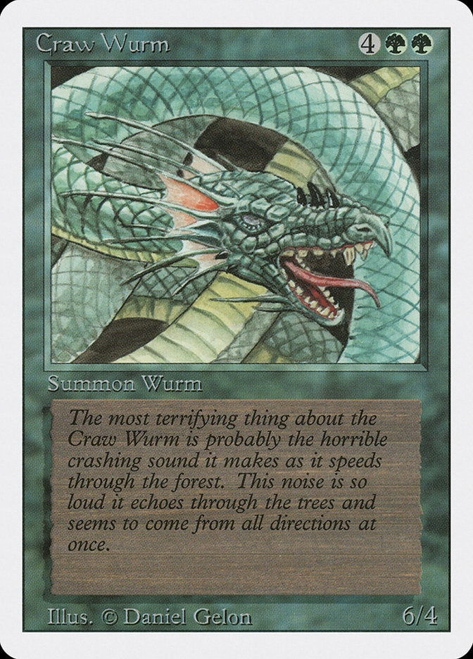 Magic | Craw Wurm [Revised Edition] | The Nerd Merchant