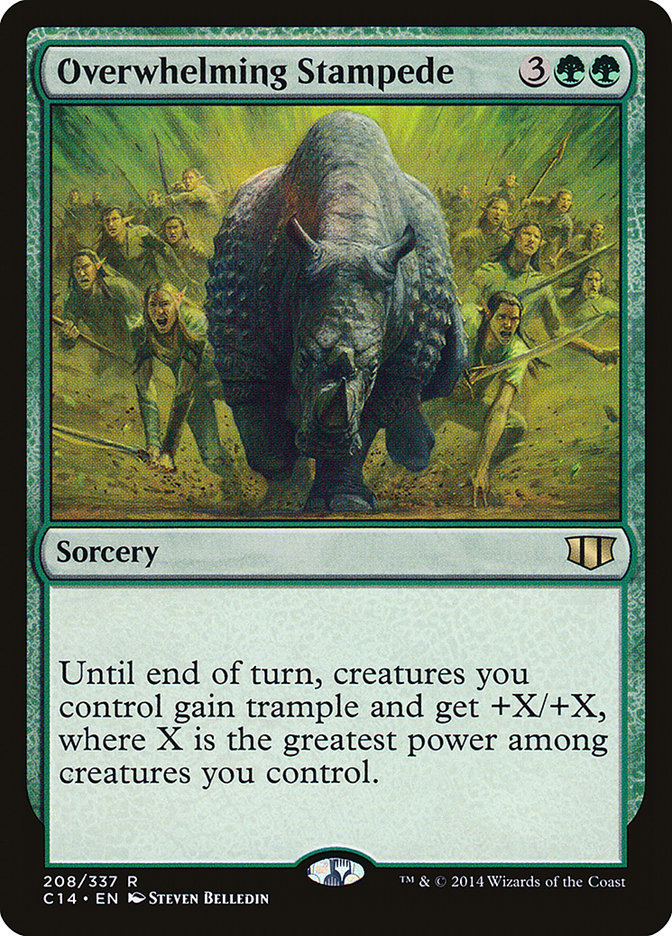 Magic | Overwhelming Stampede [Commander 2014] | The Nerd Merchant