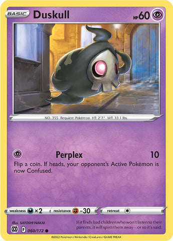 Pokemon | Duskull (060/172) [Sword & Shield: Brilliant Stars] | The Nerd Merchant