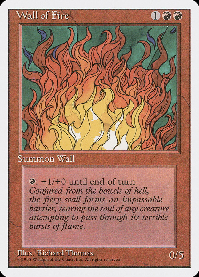 Magic | Wall of Fire [Fourth Edition] | The Nerd Merchant