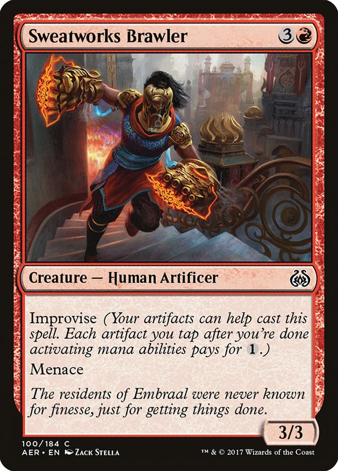 Magic | Sweatworks Brawler [Aether Revolt] | The Nerd Merchant