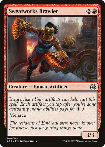 Magic | Sweatworks Brawler [Aether Revolt] | The Nerd Merchant