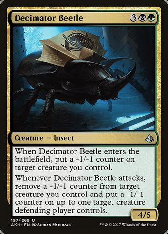 Magic | Decimator Beetle [Amonkhet] | The Nerd Merchant