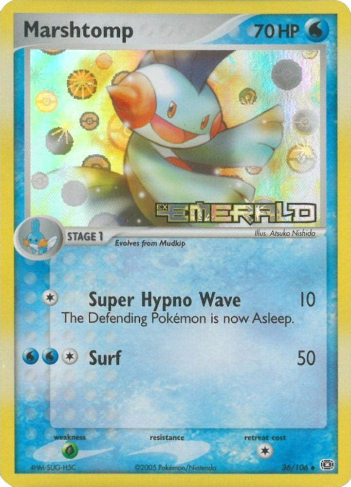 Pokemon | Marshtomp (36/106) (Stamped) [EX: Emerald] | The Nerd Merchant