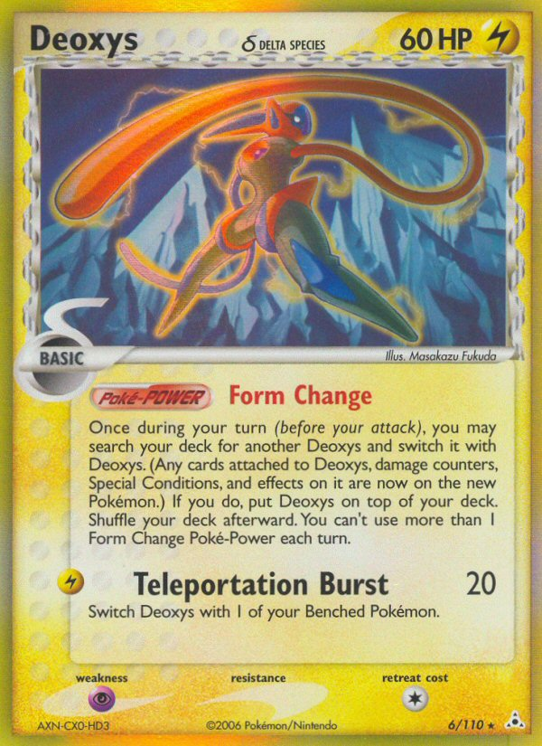 Pokemon | Deoxys (6/110) (Delta Species) [EX: Holon Phantoms] | The Nerd Merchant