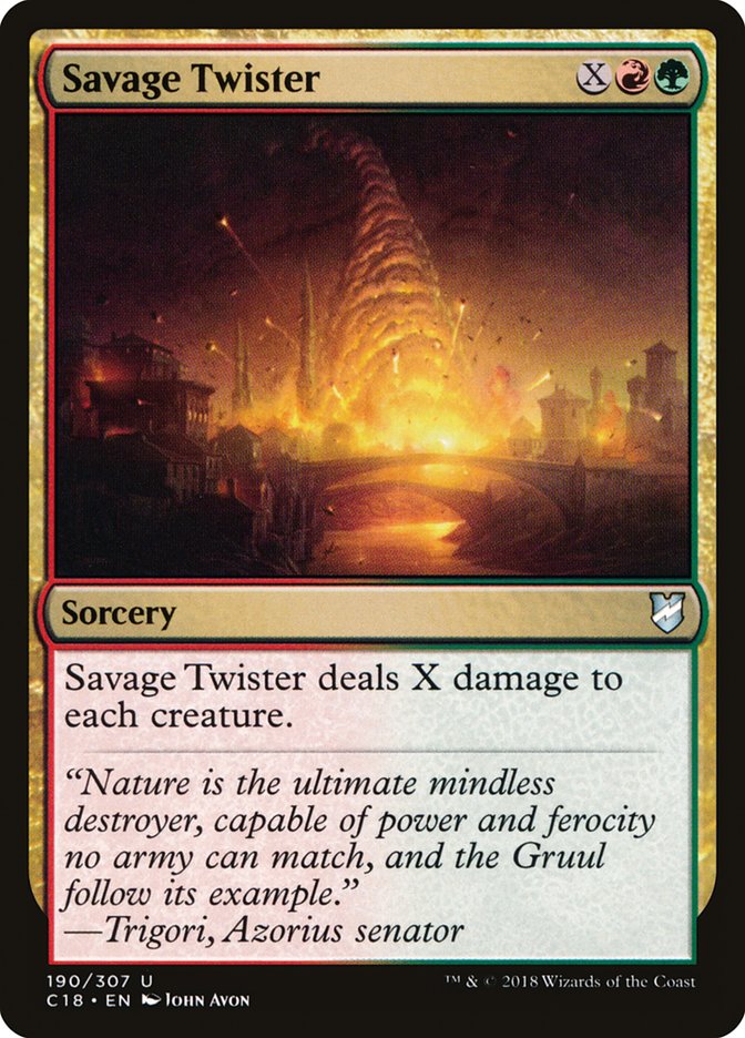 Magic | Savage Twister [Commander 2018] | The Nerd Merchant