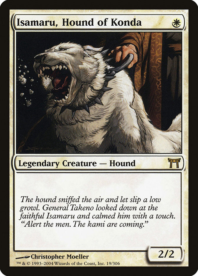 Magic | Isamaru, Hound of Konda [Champions of Kamigawa] | The Nerd Merchant