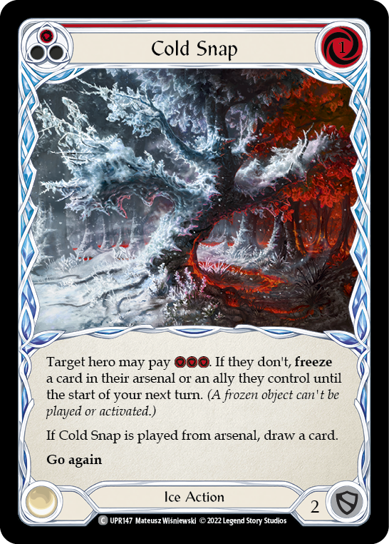 Flesh and Blood TCG | Cold Snap (Red) [UPR147] (Uprising)  Rainbow Foil | The Nerd Merchant