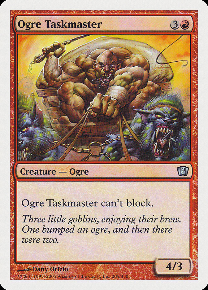 Magic | Ogre Taskmaster [Ninth Edition] | The Nerd Merchant