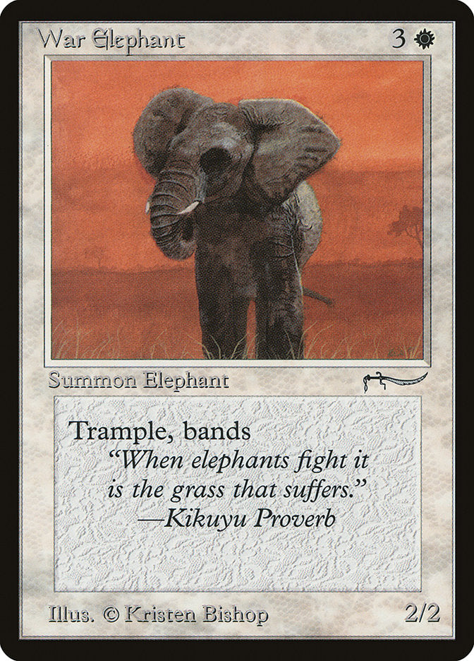 Magic | War Elephant (Light Mana Cost) [Arabian Nights] | The Nerd Merchant