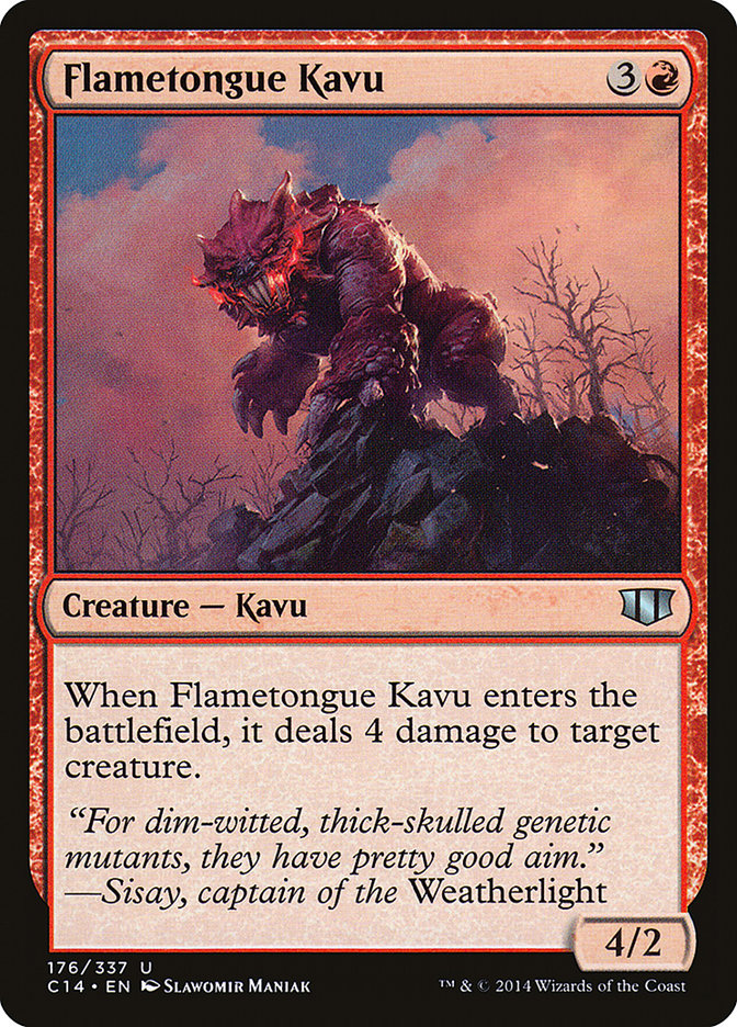 Magic | Flametongue Kavu [Commander 2014] | The Nerd Merchant