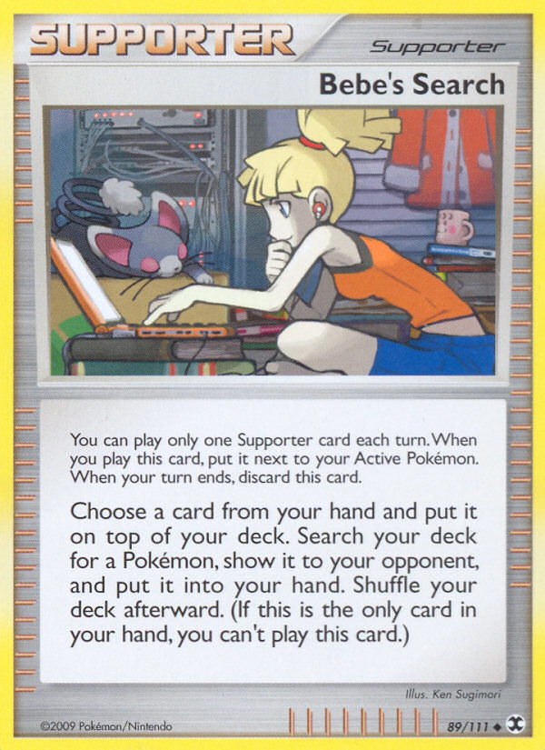 Pokemon | Bebe's Search (89/111) [Platinum: Rising Rivals] | The Nerd Merchant