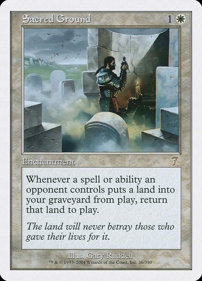 Magic | Sacred Ground [Seventh Edition] | The Nerd Merchant
