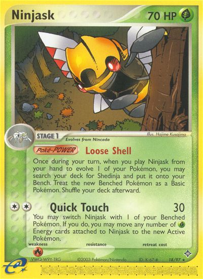 Pokemon | Ninjask (18/97) [EX: Dragon] | The Nerd Merchant