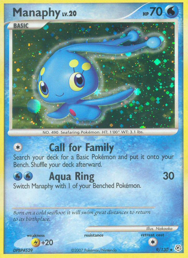 Pokemon | Manaphy (9/130) [Diamond & Pearl: Base Set] | The Nerd Merchant