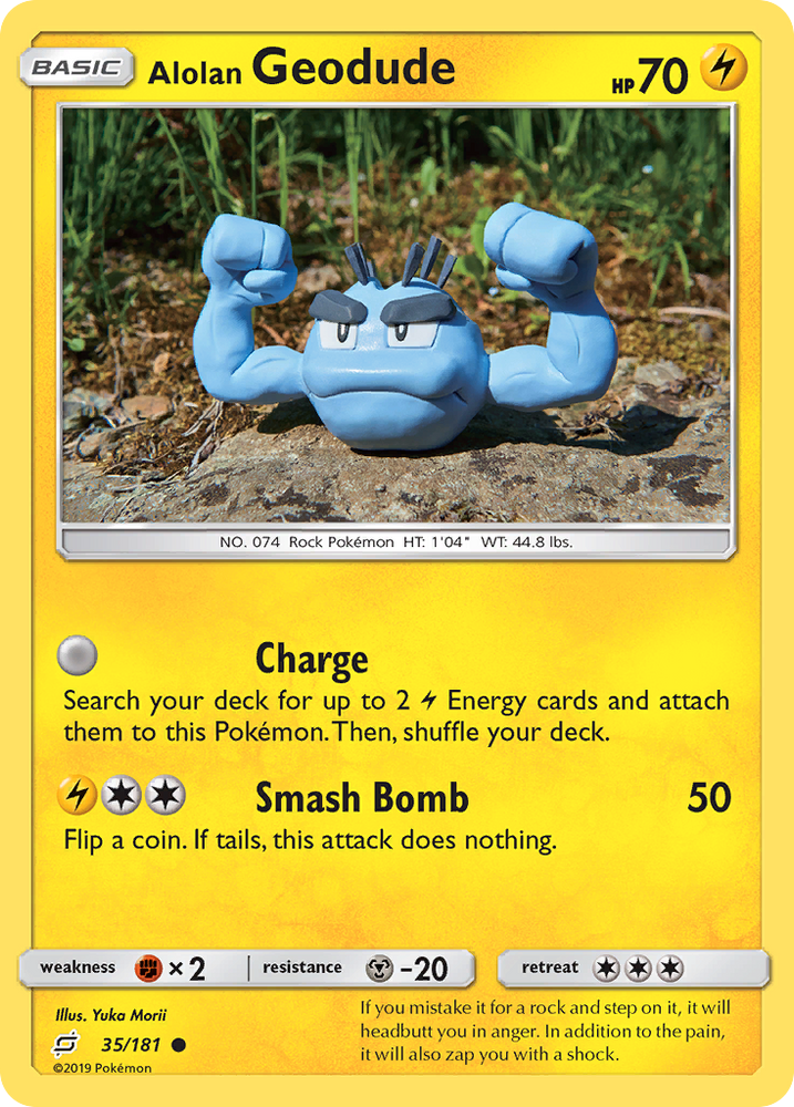 Pokemon | Alolan Geodude (35/181) [Sun & Moon: Team Up] | The Nerd Merchant