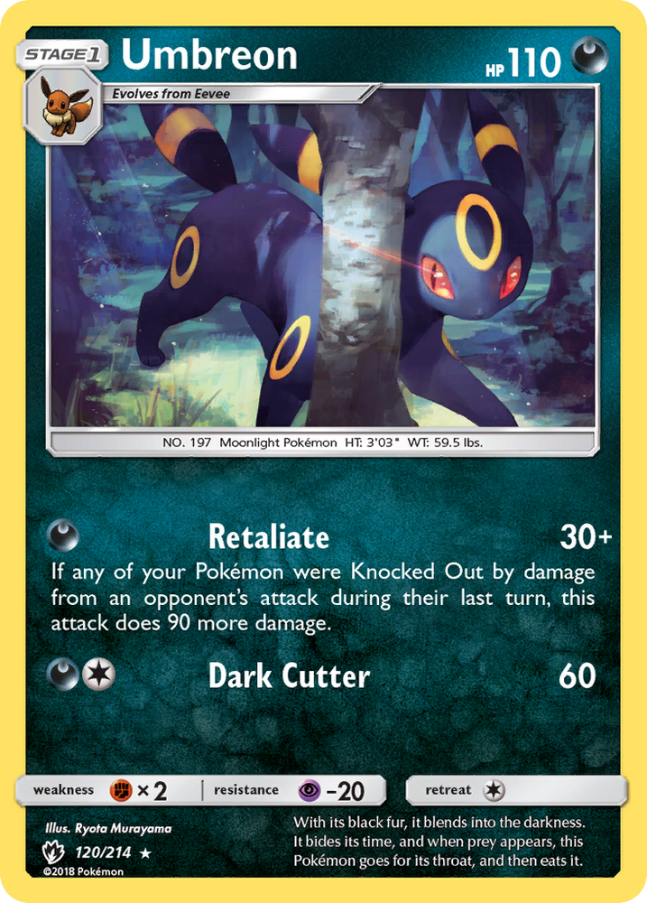 Pokemon | Umbreon (120/214) [Sun & Moon: Lost Thunder] | The Nerd Merchant