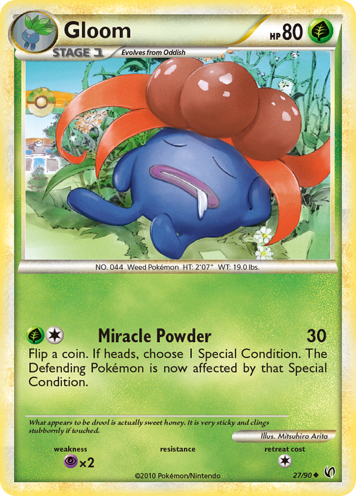 Pokemon | Gloom (27/90) [HeartGold & SoulSilver: Undaunted] | The Nerd Merchant