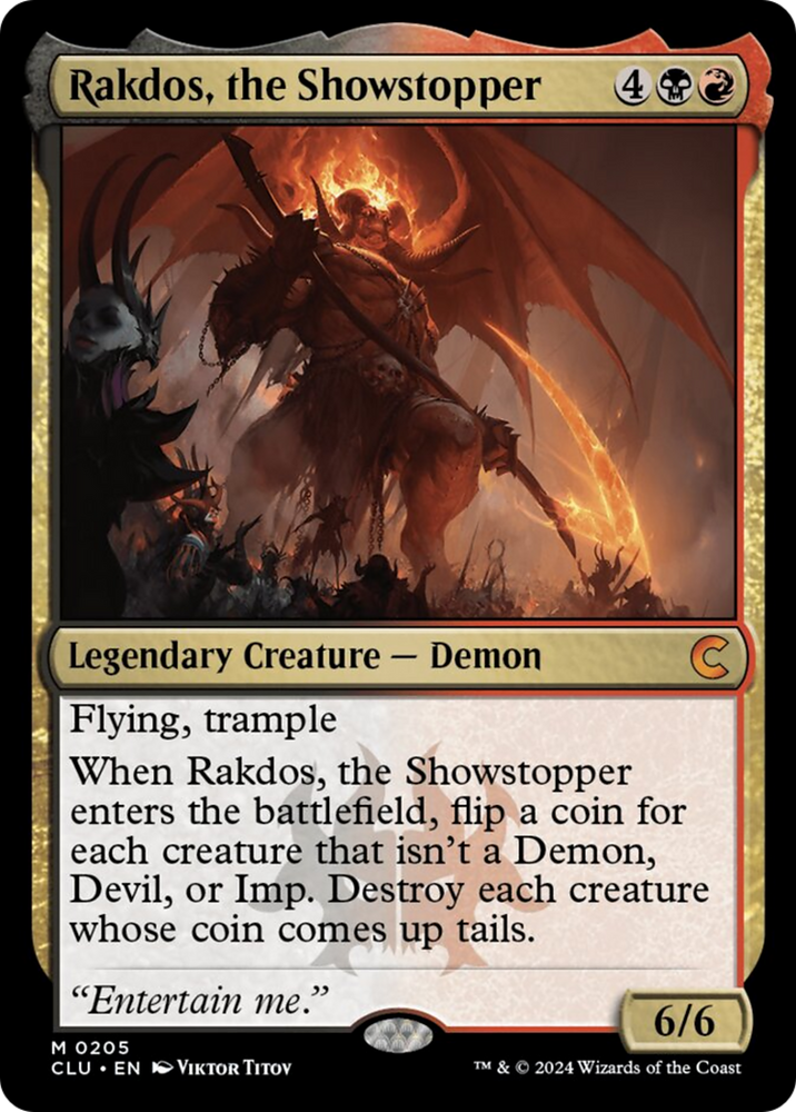 Magic | Rakdos, the Showstopper [Ravnica: Clue Edition] | The Nerd Merchant