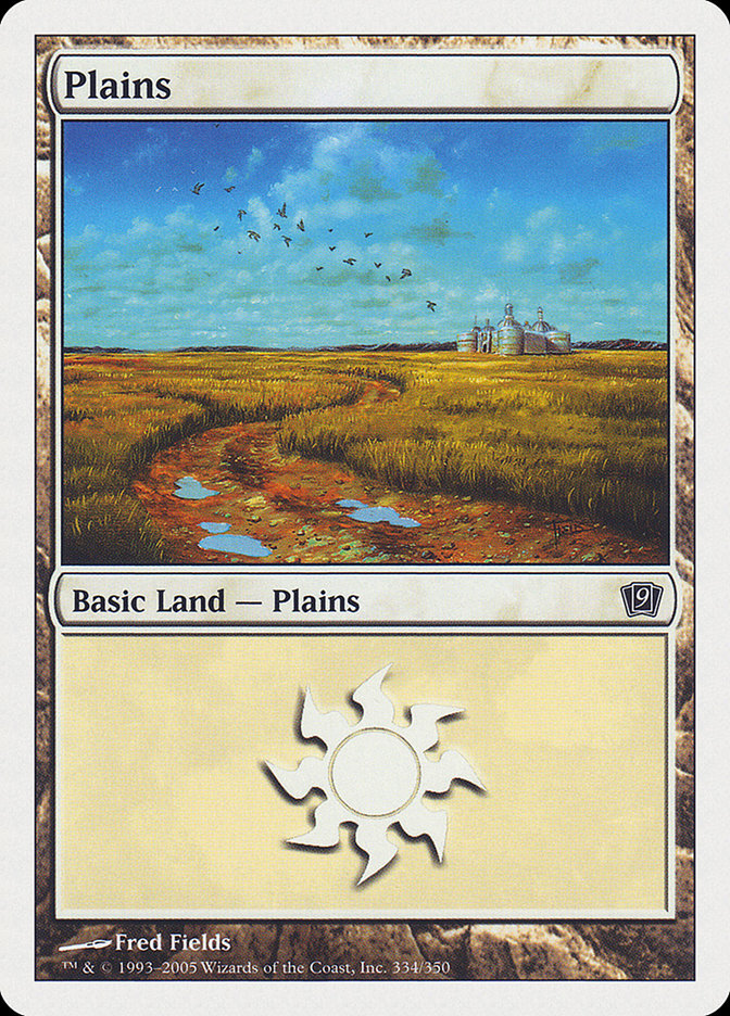 Magic | Plains (334) [Ninth Edition] | The Nerd Merchant