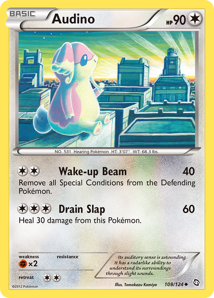 Pokemon | Audino (108/124) [Black & White: Dragons Exalted] | The Nerd Merchant