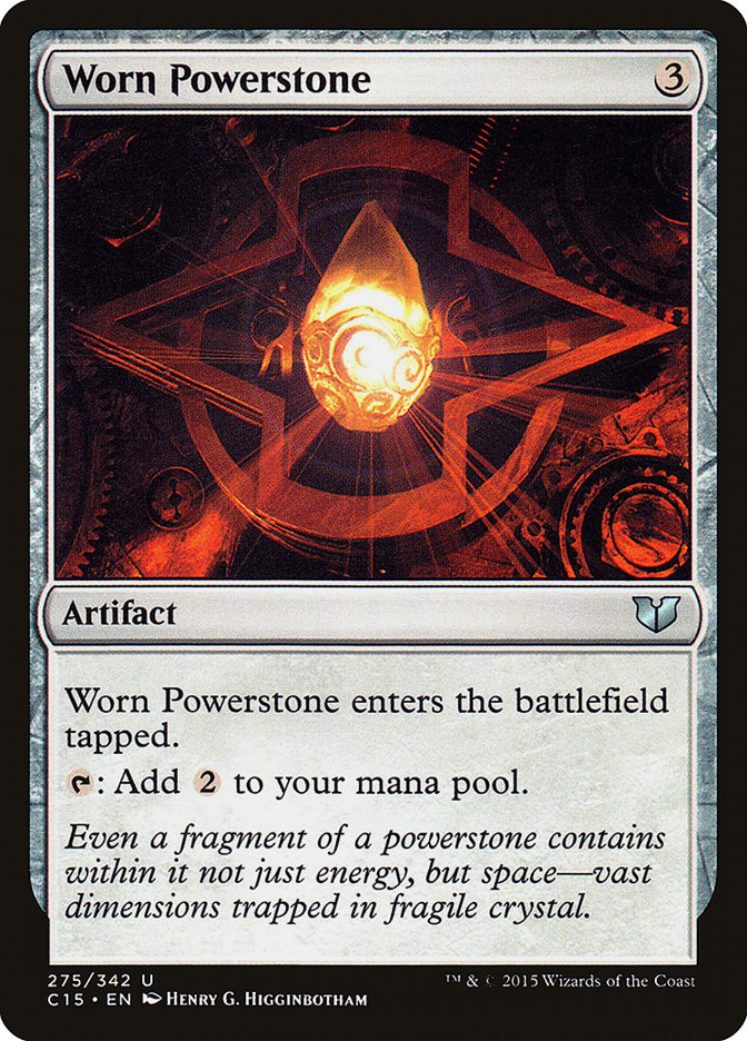 Magic | Worn Powerstone [Commander 2015] | The Nerd Merchant