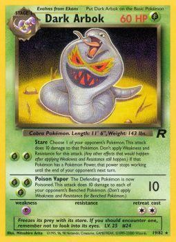 Pokemon | Dark Arbok (19/82) [Team Rocket Unlimited] | The Nerd Merchant
