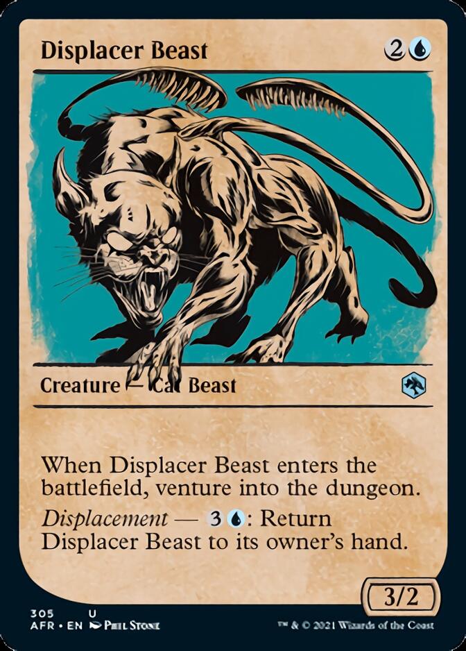 Magic | Displacer Beast (Showcase) [Dungeons & Dragons: Adventures in the Forgotten Realms] | The Nerd Merchant